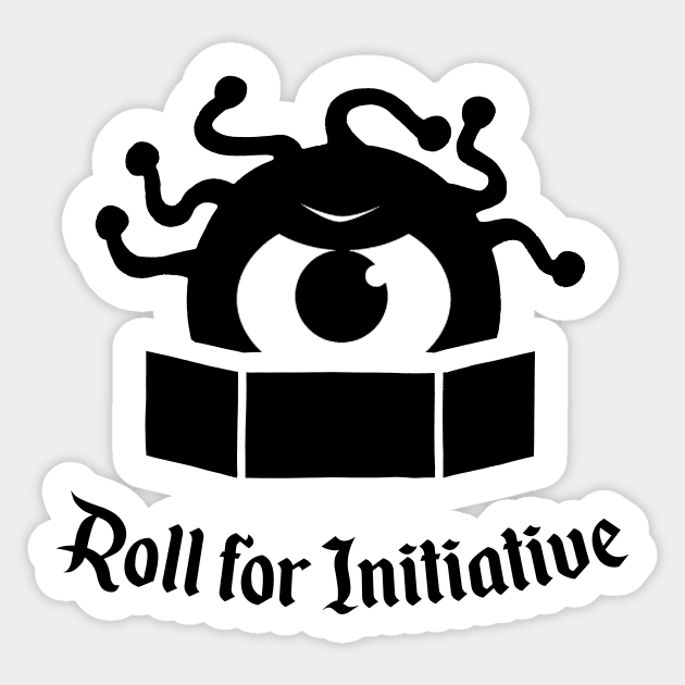 Roll for Initiative Sticker by CrowleyCreations